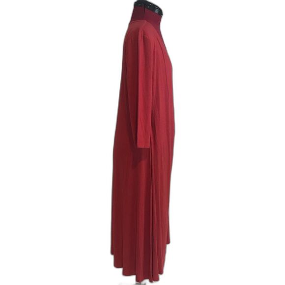 Soft Surroundings Hyannis Wrap Dress Size Large (14-16) Red Faux Wrap NWT - Picture 5 of 12